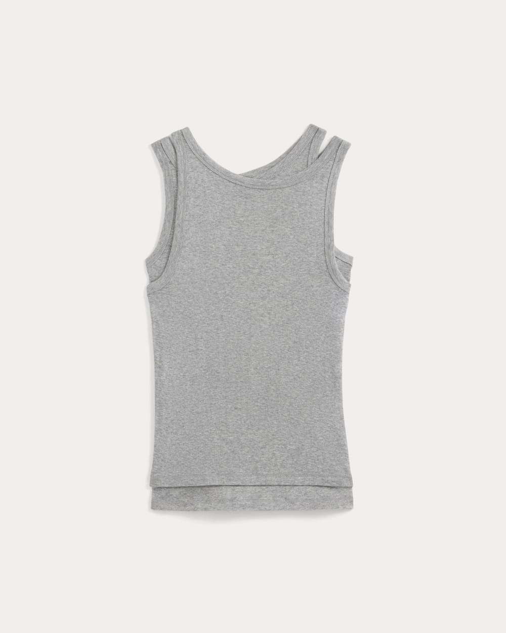 Tissue Layered Tank | Heathered Grey - Image 2