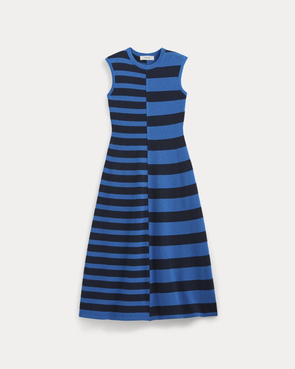 Striped Sweater Midi Dress | Imperial Blue/True Navy Duo Stripe - Image 2