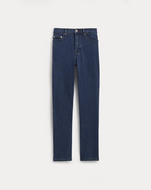 Alternative view of The High-Key Stovepipe Jean | Dark Indigo