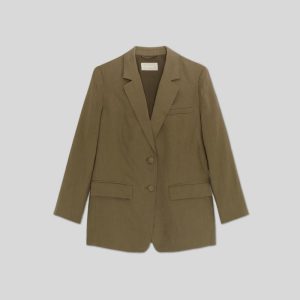 Alternative view of The Oversized Blazer in Linen | Kalamata