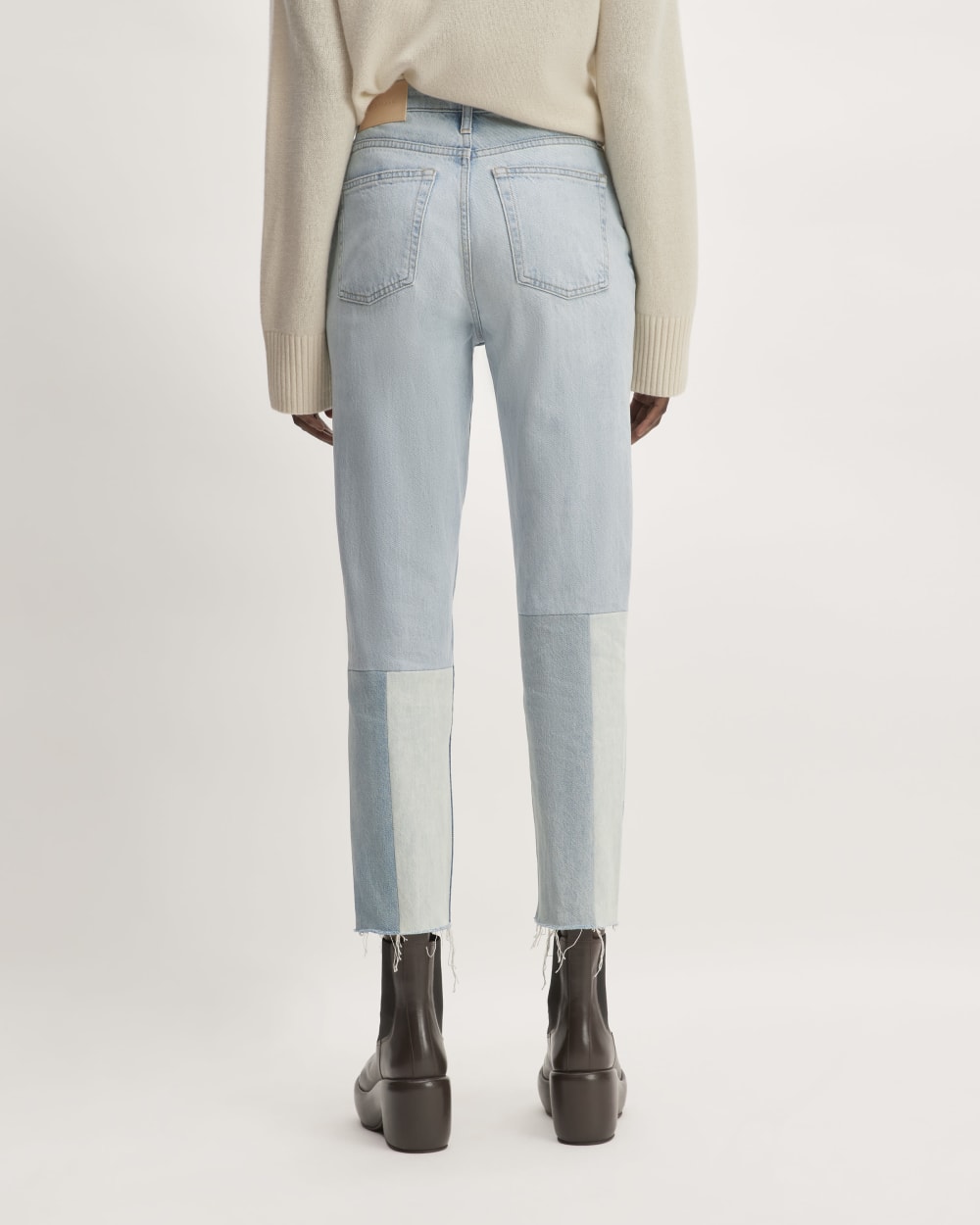 The '90s Cheeky® Mended Jean | Patched Indigo | 26.5 Inseam - Image 6