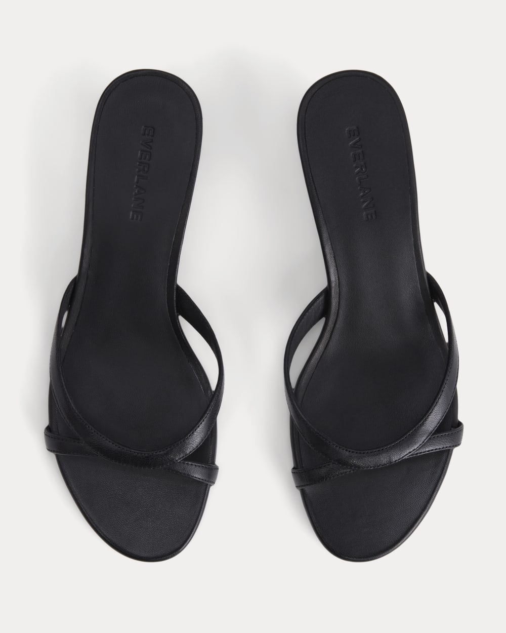 Sculpted Heel Sandal | Black Leather - Image 6