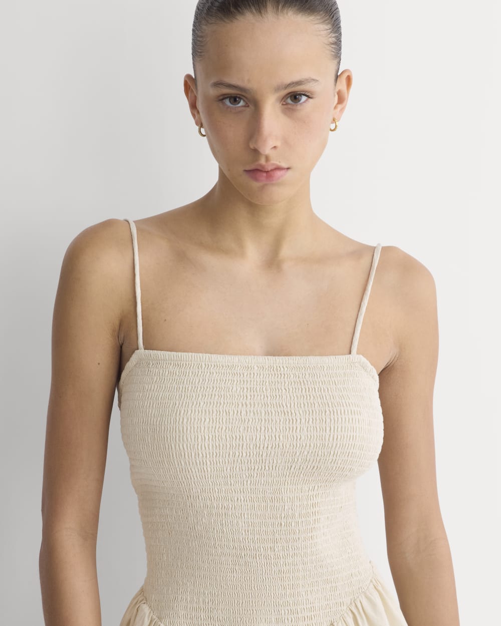 Gauze Smocked Mini Dress | Birch - Image 3