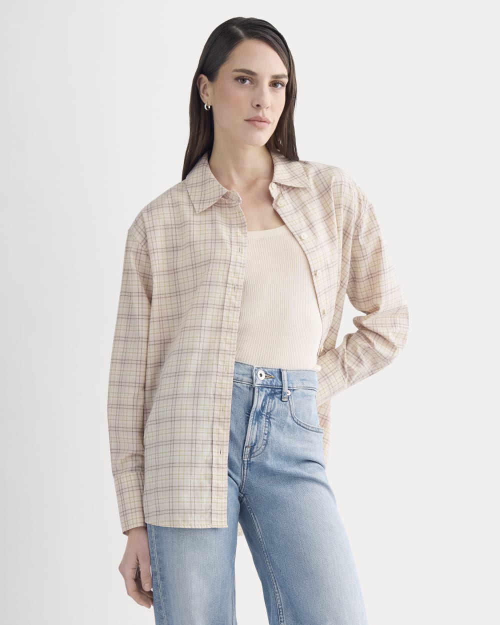 Everyday Shirt in Silky Cotton | Plaid - Image 3