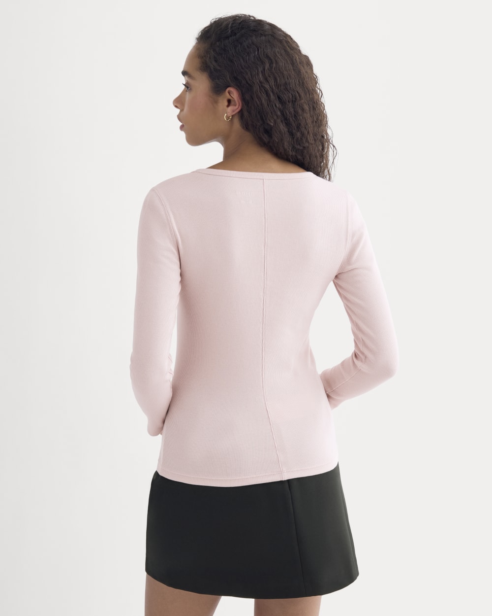 Luxe Rib Deep U-Neck Top | Burnished Lilac - Image 5