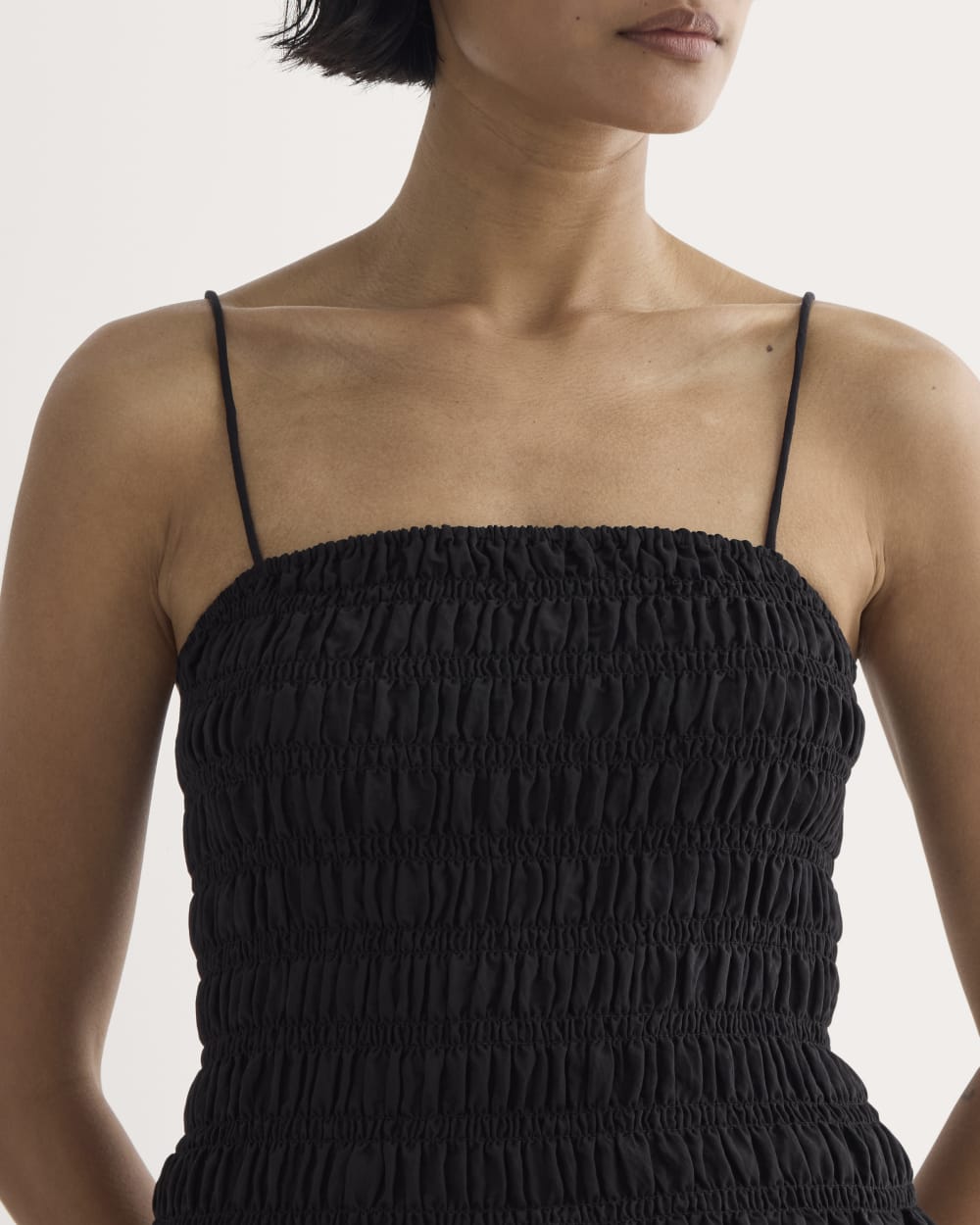 The Smocked Tank | Black - Image 4