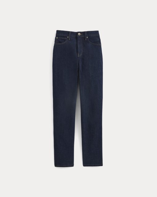 Alternative view of High-Rise Cigarette Jean | Pure Blue
