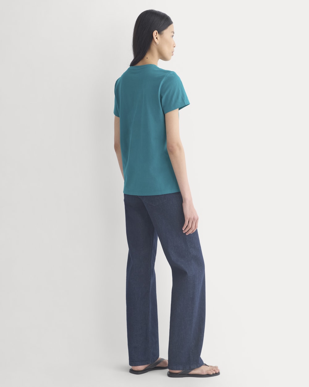 The Slim Crew in Essential Cotton | Everglade - Image 5