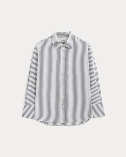 Alternative view of Everyday Oxford Shirt | Bone/Navy