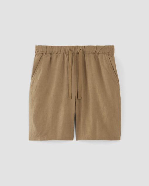 Alternative view of The Linen Easy Short | Toasted Coconut