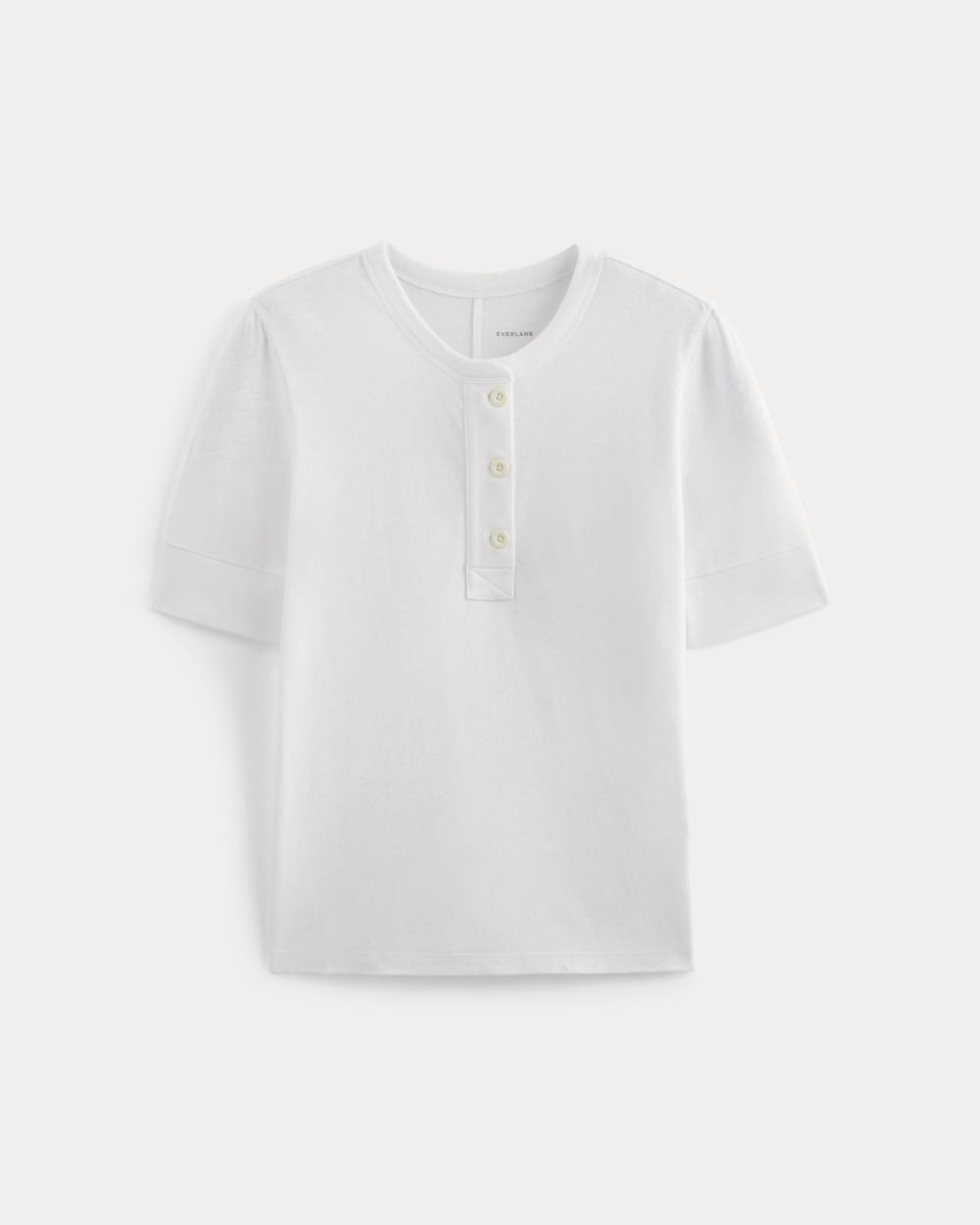 The Henley in Cotton Linen | White - Image 2