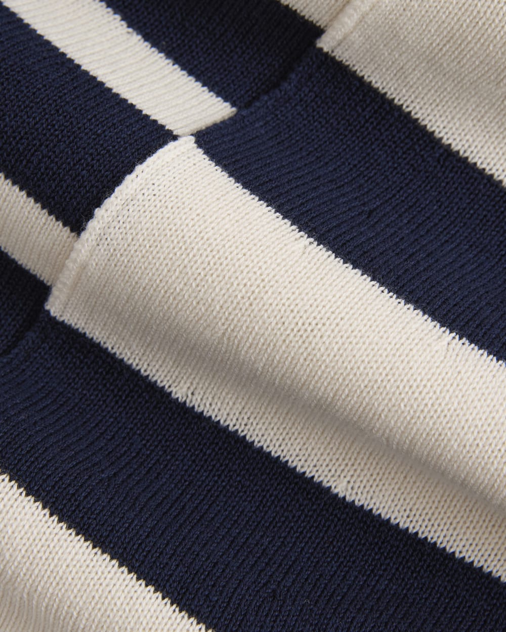 Striped Sweater Midi Dress | Bone/True Navy Duo Stripe - Image 5