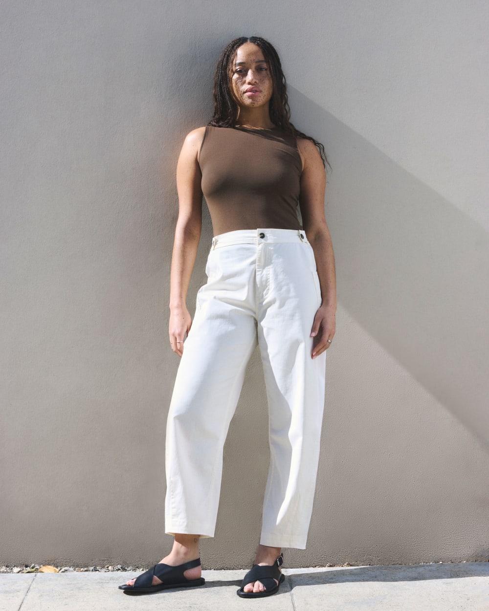 The Barrel Pant | Bone - Image 7