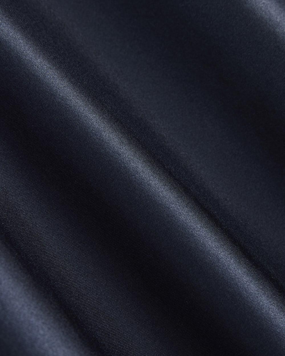 Slip Skirt in Silk Charmeuse | Navy - Image 6