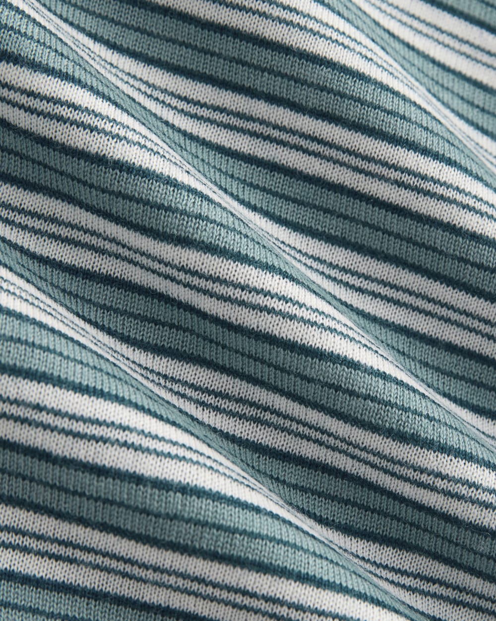 Crew Cardigan in Ultrasoft Merino | Reflecting Pond Multi Stripe - Image 6