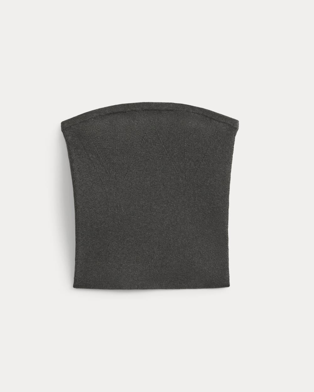 Knit Tube Top | Heathered Soot - Image 2