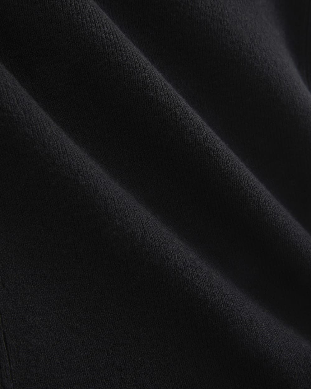 Knit Square-Neck Midi Dress | Black - Image 5