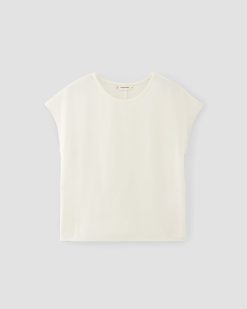 Alternative view of The Mini Jacquard Stripe Top | Bone