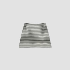 Alternative view of The Dream Mini Skirt | Parchment / Black