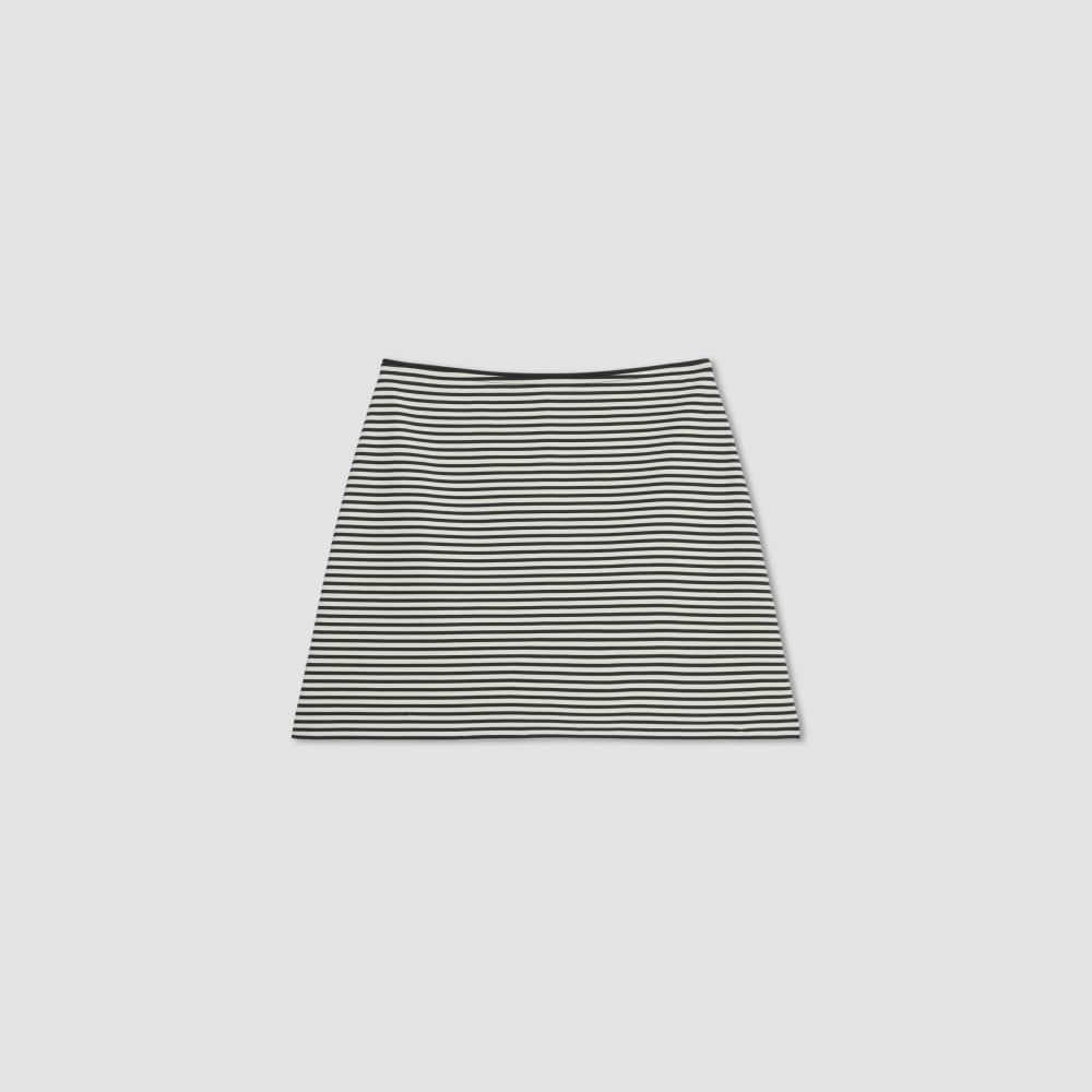 The Dream Mini Skirt | Parchment / Black - Image 2