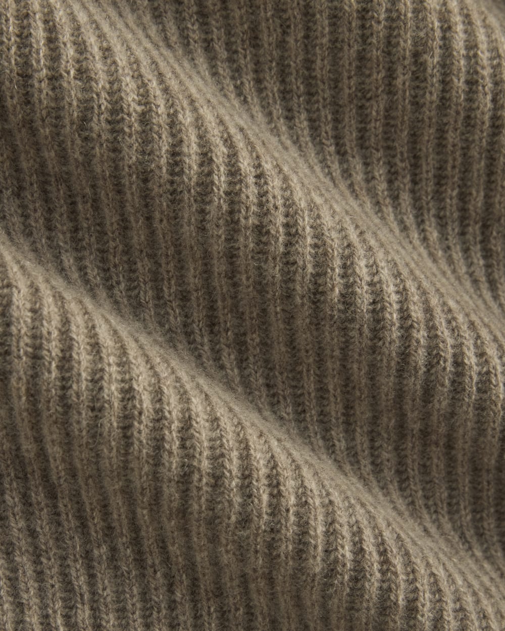 The Cocoon Crew in Wool Cashmere | Light Heathered Taupe - Image 6