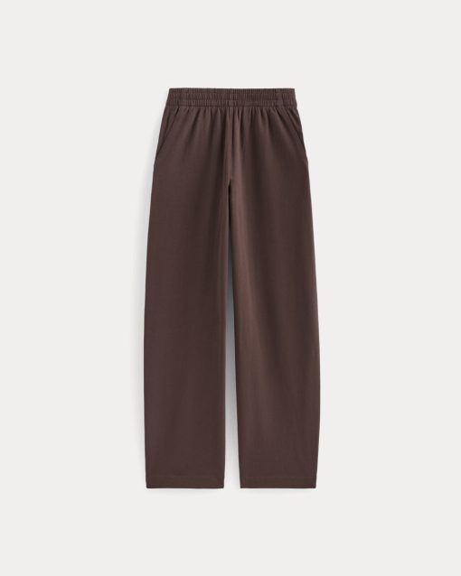 Alternative view of The Off-Duty Barrel Pant | Dark Mahogany
