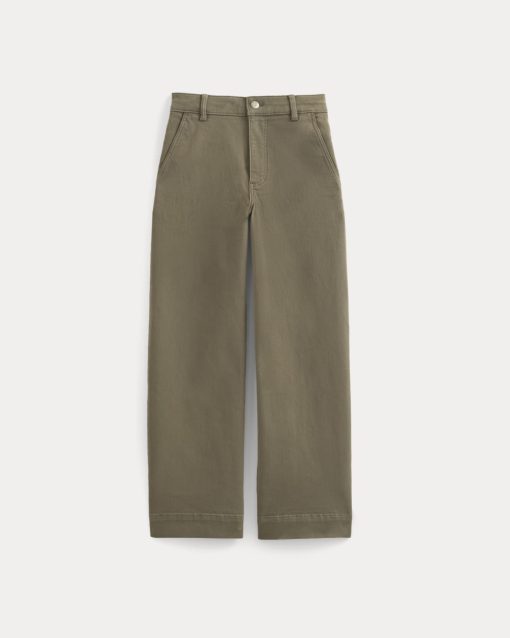 Alternative view of The Utility Wide-Leg Pant | Taupe