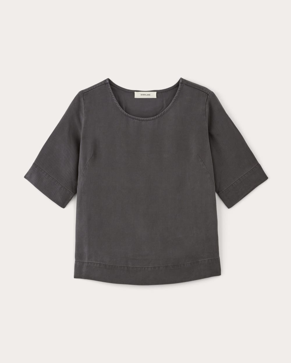 The Relaxed Tee in Buttersoft | Graphite - Image 2