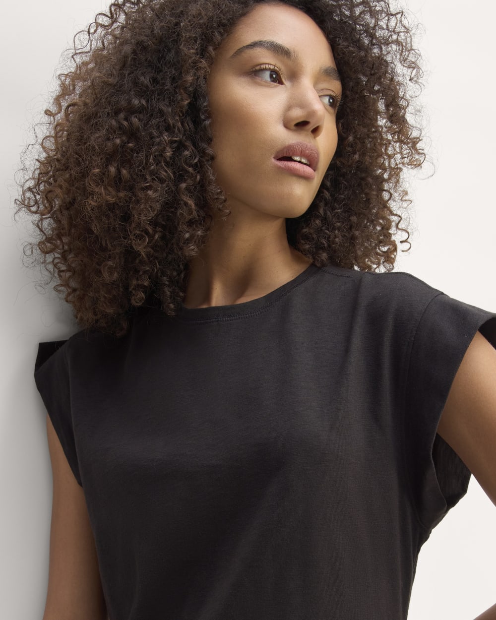 The Muscle Tee Midi Dress | Black - Image 3