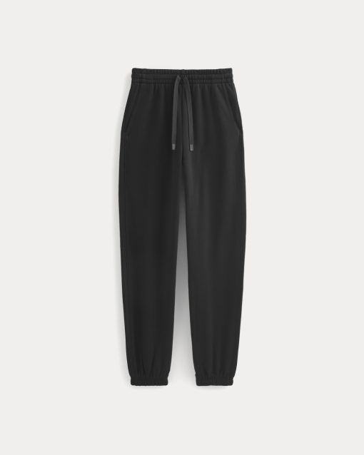 Alternative view of Lightweight Terry Jogger | Black