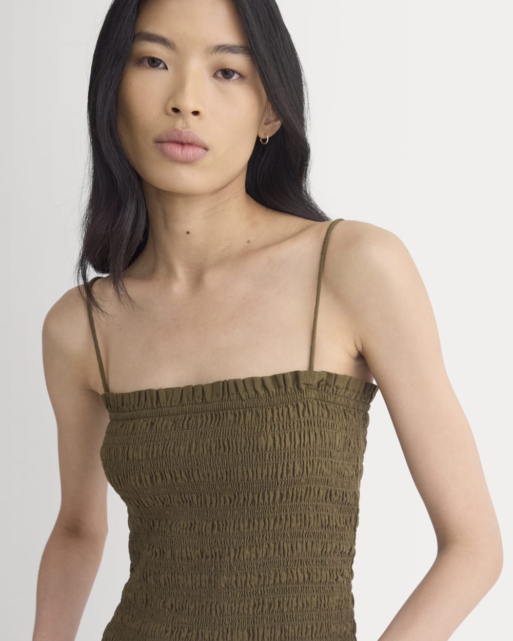 Gauze Smocked Cami | Beech - Image 3