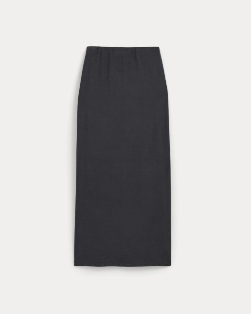 Alternative view of Maxi Skirt in Butterknit | Black