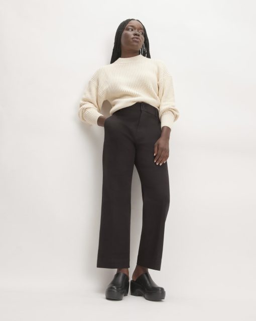 The Organic Kick Flare Pant | Black