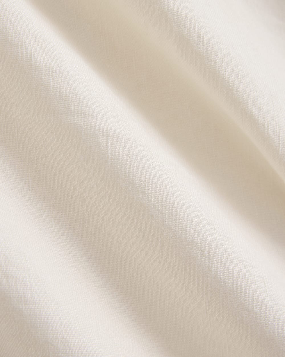 Mini Shift Dress in Stretch Linen | Bone - Image 7