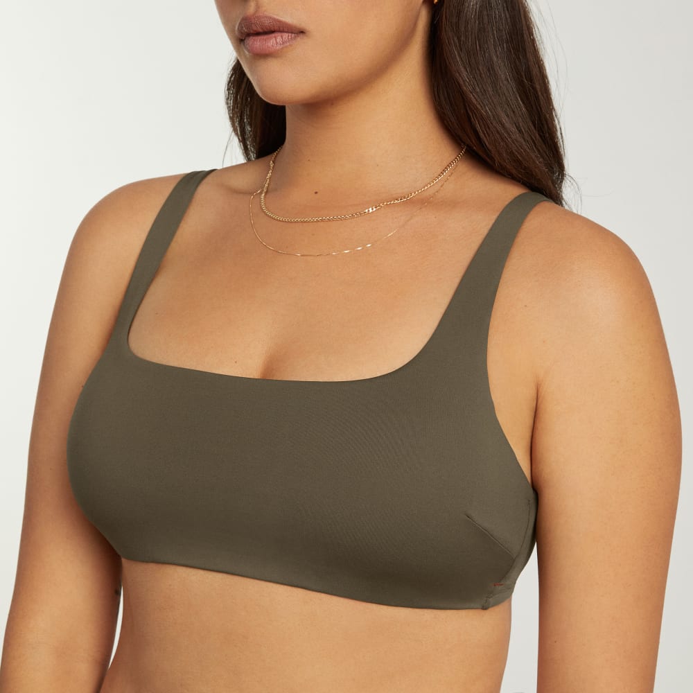 The Square-Neck Bikini Top | Beech - Image 5