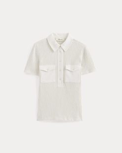 Alternative view of The Cozy Rib Polo | Bone