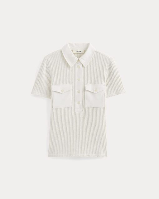 Alternative view of The Cozy Rib Polo | Bone
