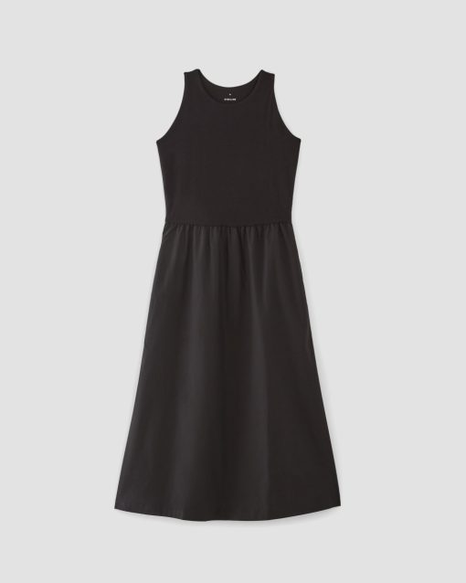 Alternative view of The Supima® High-Neck Riviera Dress | Black