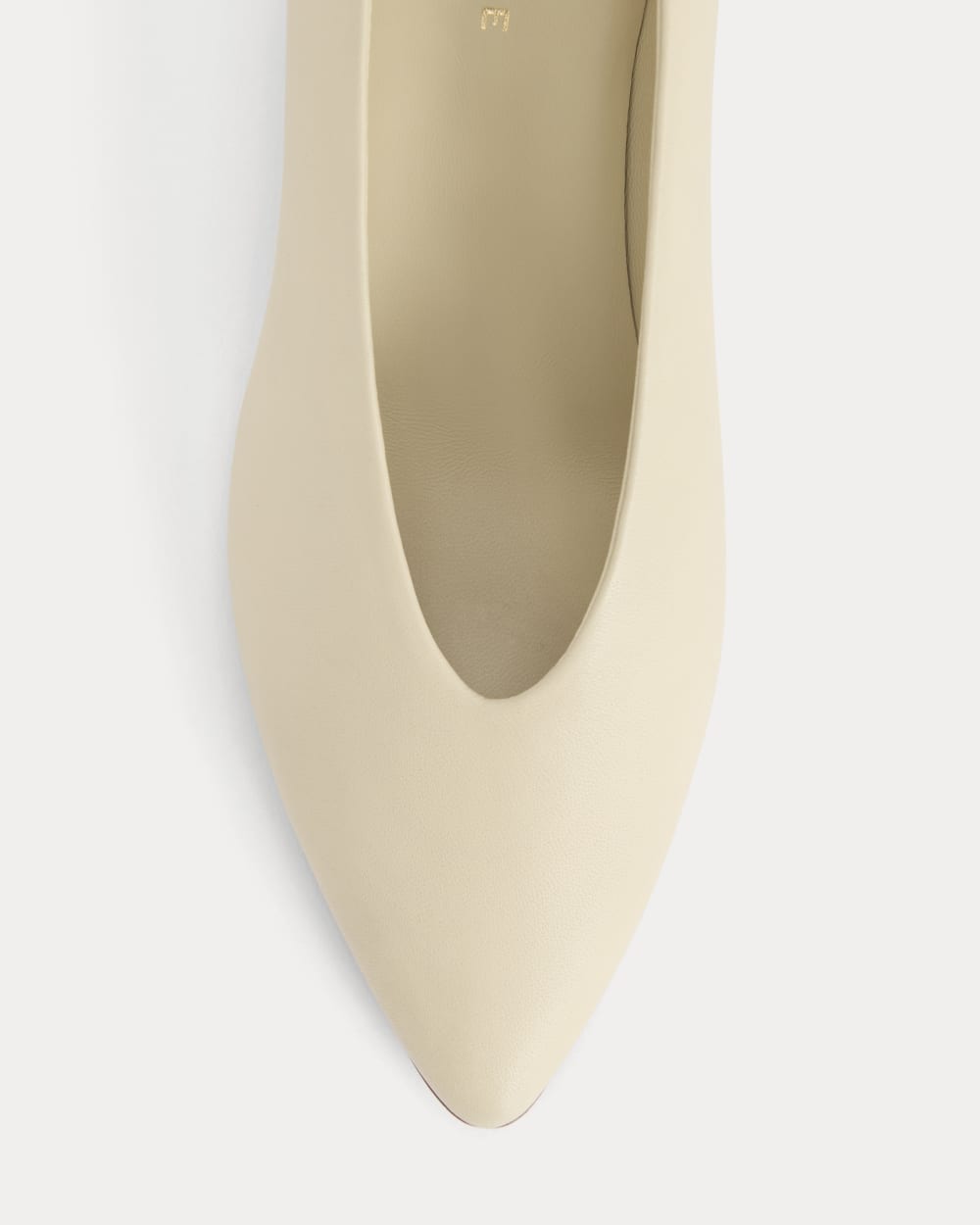Made in Italy Almond-Toe Pump | Crema - Image 7