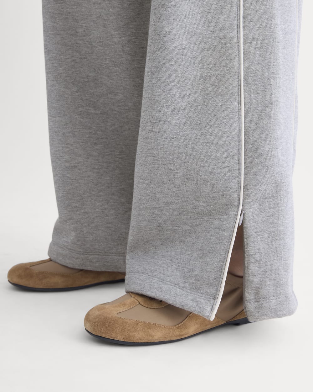 Luxe Fleece Track Pant | Vintage Heather Grey - Image 4