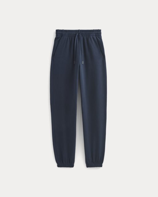 Alternative view of Lightweight Terry Jogger | Navy