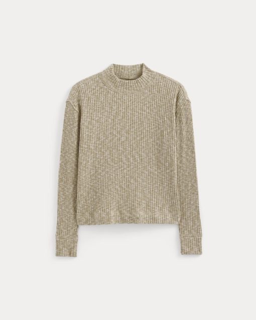 Alternative view of The Cozy Rib Funnel-Neck | Cornstalk / Bone Twist