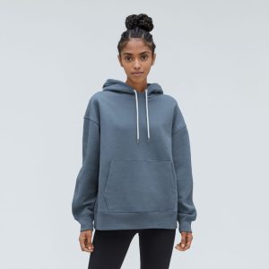 Alternative view of The Track Organic Cotton Popover | Faded Blue