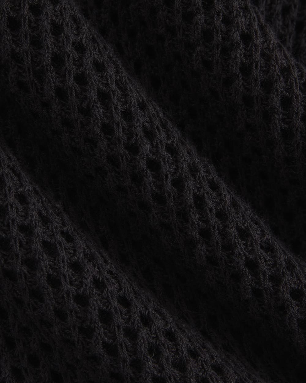 Lace-Knit Midi Skirt | Black - Image 6