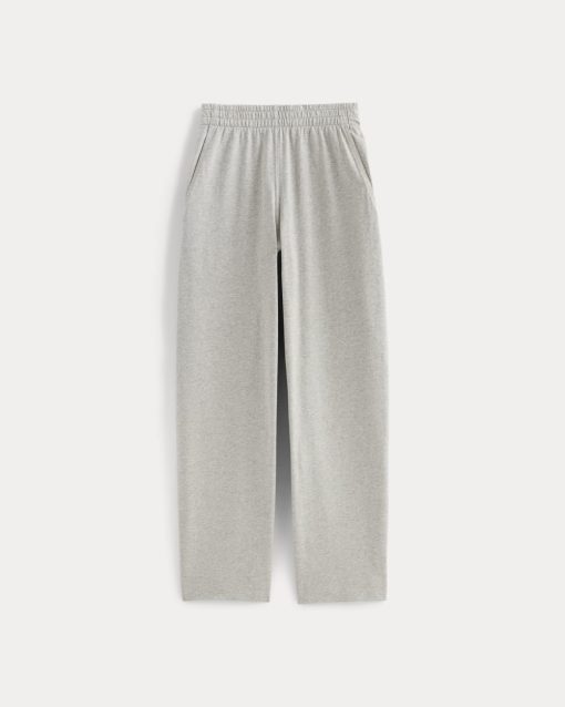 Alternative view of The Off-Duty Barrel Pant | Pale Heather Grey