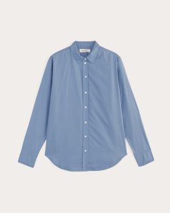 Alternative view of The Must-Have Shirt in Silky Cotton | Bluebell