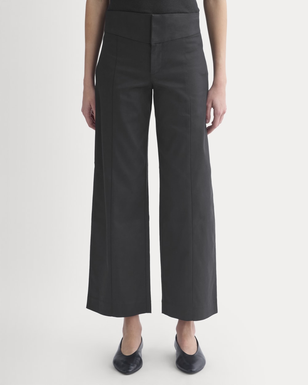 Tailored Drape Seam Pant | Black - Image 4