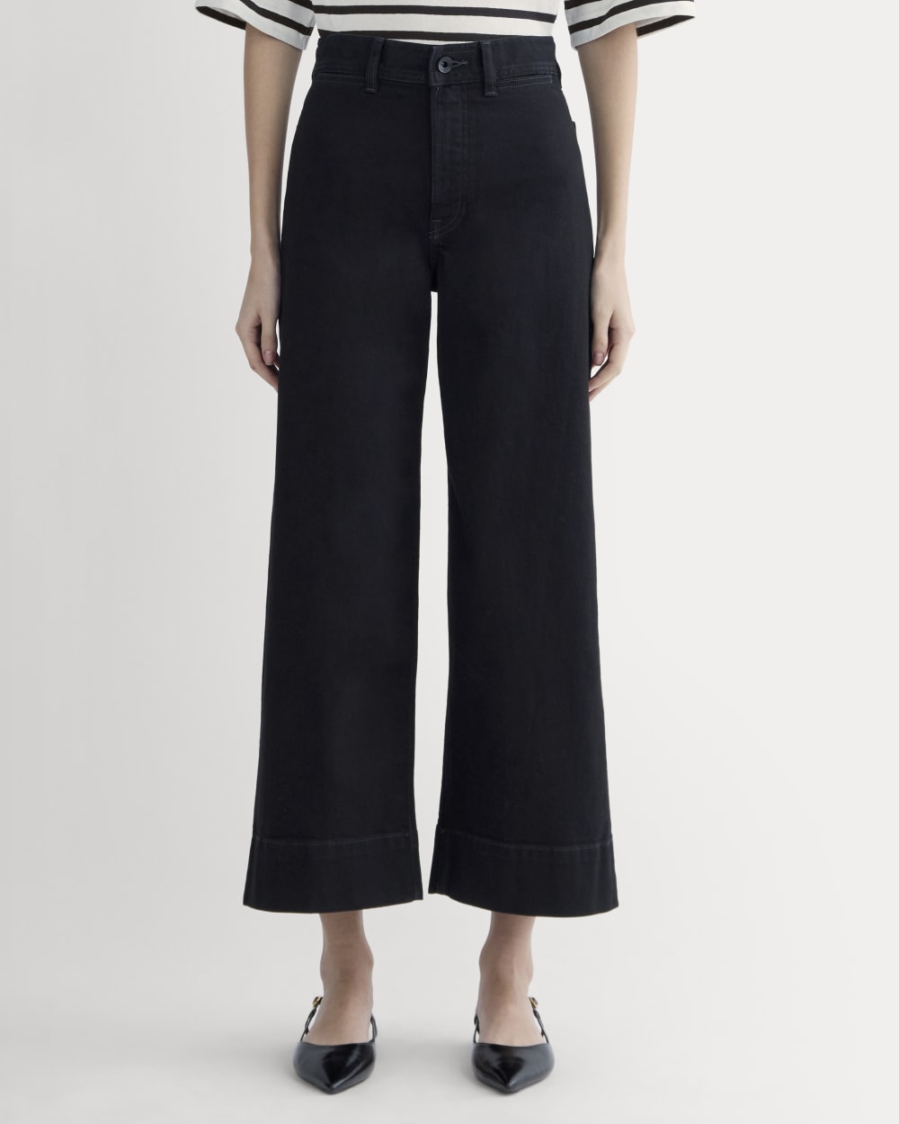 The Mariner Cropped Jean | Black - Image 3