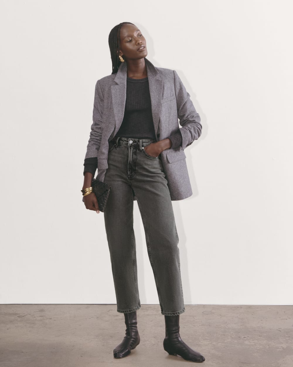 The Way-High® Hourglass Jean | Washed Black | 27 1/2 Inseam