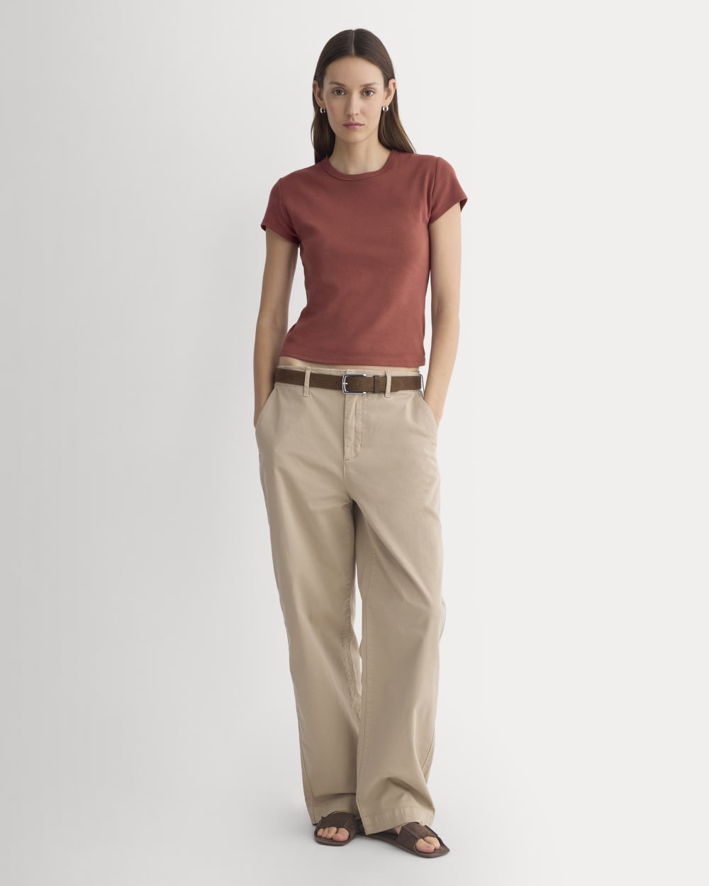 RetroSoft Cotton Crew | Henna Red - Image 4